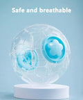 Dwarf Hamster Ball 5.1 Inch With Football Design Durable Running Ball For Tiny Pets Secure Metal Screws Safe Sturdy Play Toy