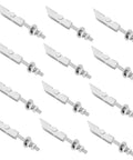 12 Pack Heavy Duty Toggle Bolts For Drywall With Wing Nuts, Metal Hollow Wall Anchors, Aircraft Screw Technology in rows