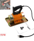 Portable Electric Concrete Vibrator 110V 250W Handheld Cement Mortar Vibrating Trowel Machine 3500RPM Single Phase For Fast, Smooth Finishes On New Casts And Repairs