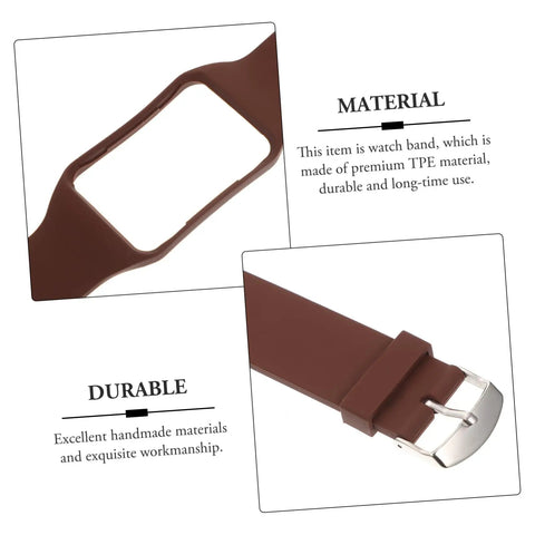 Replacement Watch Band For Gear S R750 Compatible Leather And Rubber Strap For Men And Women Slim Comfortable Easy Clip