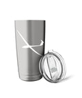 Insulated Stainless Steel Tumbler For Glider Pilot And Aviation Fans With Soaring Airplane Sailplane Design Ideal Gift