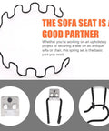 63-Piece Sofa Upholstery Spring Replacement Kit with spring and hardware components for couches and chairs.