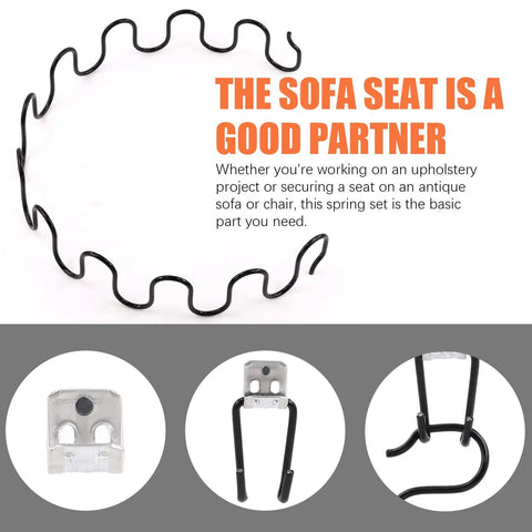 63-Piece Sofa Upholstery Spring Replacement Kit with spring and hardware components for couches and chairs.