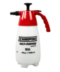 48oz Handheld Pump Sprayer For Lawn And Garden With Wide Mouth Tank Translucent Poly Material Adjustable Cone Nozzle