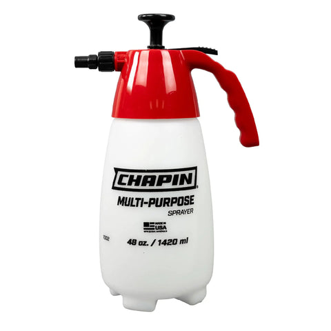 lawn and garden pump sprayer 48oz Handheld Pump Sprayer For Lawn And Garden With Wide Mouth Tank Translucent Poly Material Adjustable Cone Nozzle Anti Clog Filter No Mess Easy