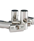 Heavy Duty 304 Stainless Steel Dowel Pin Barrel Bolts With Cross Holes For Hammer Installation Rust Proof Locking Screws close up view