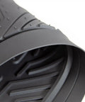 Close-up of rolled Jeep Weatherpro Four Piece Floor Mats Set Universal Fit for Most Vehicles Black Heavy Duty Floor Mats Easy Clean Durable Rubber