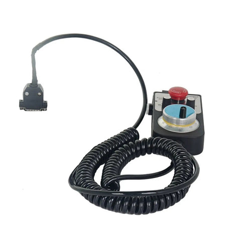 Pendant Handwheel With E Stop Button For DDCS V3 1 Motion Controller in router milling machines emergency pulse generator