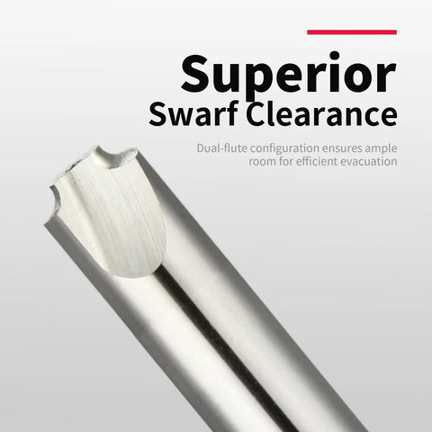 Pro Grade HSS 2 Flute Corner Rounding End Mill Cutter With Straight Shank 6mm Cutting Diameter metal wood close-up