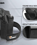 All Around Protection Gear Set For Inline Skating Roller Skating Skateboarding And Scootering black wrist guard with thumb hole design