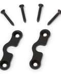 Heavy Duty Sun Visor Repair Kit With Steel Clips For Jeep Wrangler JK 2018 Through 2024 And Gladiator 2020 Through 2024, flush mounting hardware