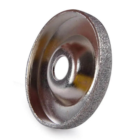 50mm Diamond Grinding Wheel Circle Disc For Tungsten Steel Milling Cutter Tool Sharpener Grinder Silver Metal