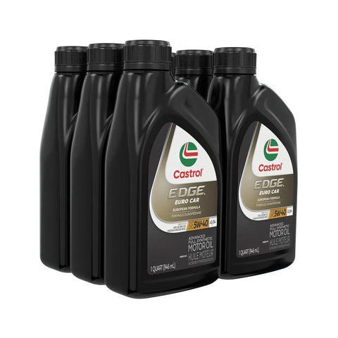Premium 5W-40 Full Synthetic Motor Oil Delivers Top Shelf Engine Protection For European And Domestic Rides in 1 quart bottles.