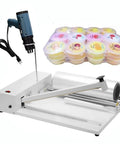 Get This Badass Manual Shrink Wrap Heat Sealer Machine with a lightweight design for easy packaging of items like jars.