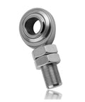 Rock Solid 3/4 Inch Heim Joints Kit With Right Hand Thread Rod Ends, heavy-duty steel ball bearing close-up.