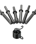 Heavy Duty Air Rivet Hammer Tools Kit 7 Piece Set With 6 Beefy Rivet Hammer Bits And Spring Pneumatic Riveting Chisel Kit