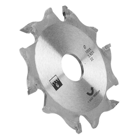 4 Inch Carbide Biscuit Jointer Blade Saw Cutter Heavy Duty Replacement For Plate Joiner Woodworking Tools, 100mm diameter.