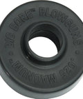 Blowgun Dart Quiver Guard Slip On Sleeve With Foam Cushion, black round detail, labeled for dart safety and protection.