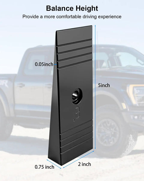 2 Inch Leaf Spring Shim Kit With 8 Degree Wedge For Pinion Angle Or Caster, Zinc Plated Suspension Shims illustration