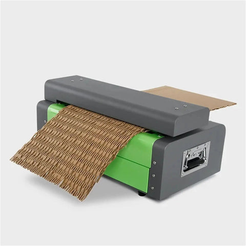 Compact Corrugated Carton Expander And Cutter For Recycling Waste Cardboard Into Dope Cushioning Packaging Material For Eco Friendly Protection And Efficient Cold Connection Shredding, compact machine