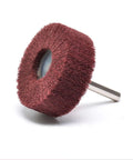 Four Piece Nonwoven Abrasive Buffing Wheel Set For Drills And Angle Grinders With 120 180 320 And 600 Grit Polishing Wheels For Metal