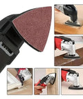 Get ready to crush your DIY projects with these awesome 30 Piece Set Of 80mm Triangular Sanding Discs on a sanding tool.