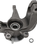 Drop In Front Left Wheel Hub Bearing Knuckle Assembly For Ford Focus 2006 2011 With 4.25 Inch Bolt Circle And 4 Bolt Holes Flange Diameter Five Inches