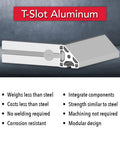 40 Series 40x40 T Slotted Aluminum Extrusion With 45 Degree Quarter Round Arc For DIY Linear Slot Rail And Custom Frame Building Heavy Duty 6063 T6 Aluminum Clear Anodized Finish 305mm Long, cross-section view