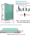 Hassle Free Paintable Drywall Access Panel 14 By 26 Inch Aluminum Frame Heavy Duty Gypsum Board Flush Mount plumbing door diagram.