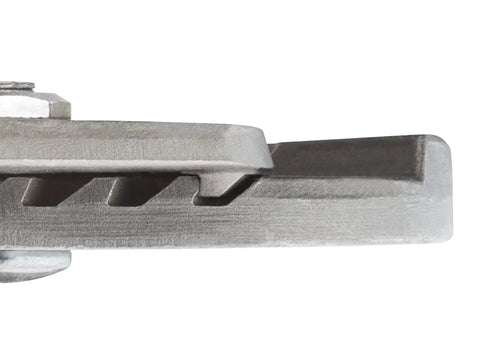 Close-up of 16 Inch Groove Joint Pliers with 4 1/4 Inch Jaw for Heavy Duty Grip and Precision Adjustment, showing sharp teeth