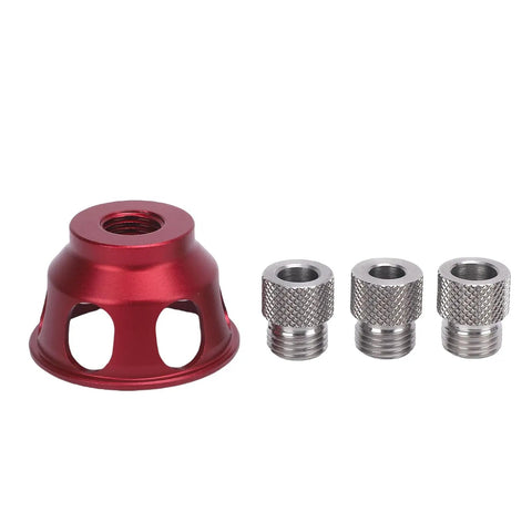 Heavy Duty Vertical Hole Punch Locator And Straight Angle Drilling Jig With 6 8 10 Mm Bushings for precise dowel alignment.