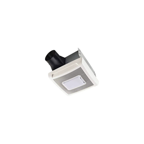 Dope Ventilation Fan With Light For Rooms Up To 105 Sq Ft, 110 CFM Quiet Exhaust, 1.3 Sones, White Finish, LED 11W Light