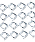Heavy Duty Metal Strapping Buckle for Belts, Luggage, Backpacks, and Clothing Supplies Replacement Clips, set of buckles