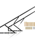 Heavy Duty Hydraulic Bed Lift Mechanism Four Point Six Foot Gas Shocks 176 To 226 Pound Capacity with black steel struts and mounting hardware.