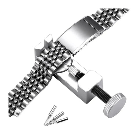 Close-up of link-pin remover in the All In One Bracelet And Watch Band Repair Kit With Link Pin Remover And Spring Bar Tool Set.