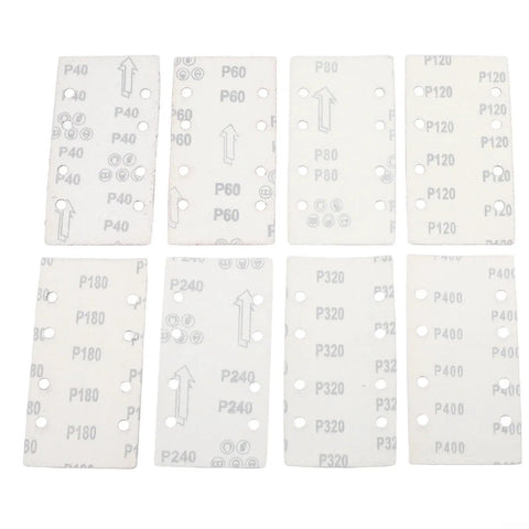 Awesome 80-Piece Premium Sanding Sheets With Durable Grit Assortment For Wood And Metal Projects Resists Clogging And Pilling Like A Boss Long Lasting Grip For Pro Results - assorted grits P40 to P400.