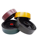 Heavy Duty Resin Soft Diamond Polishing Wheel For Lapidary Gemstone Grinding And Jewelry Making 8 Inch sizes in four colors.
