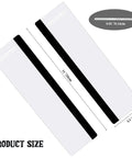 Size dimensions of Two Piece Monitor Memo Board Set For Office Desk Organization And Note Taking Sticky Note Holder Side Panels