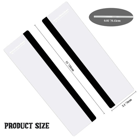 Size dimensions of Two Piece Monitor Memo Board Set For Office Desk Organization And Note Taking Sticky Note Holder Side Panels
