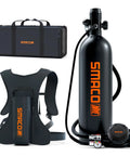 1.9L Mini Scuba Tank Portable Pony Bottle for Underwater Exploration and Emergency Rescue Reusable Diving Cylinder set