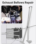 Diagram illustrating All-In-One Pro-Grade Gimbal Bearing Puller And Installer Kit With Bellows Expander for marine repair.