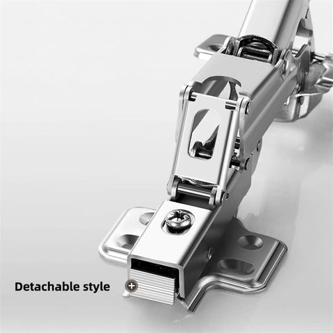 Large Angle Hydraulic Soft Close Door Hinge 165 Degree for cabinets and furniture, easy install, detachable style close-up.