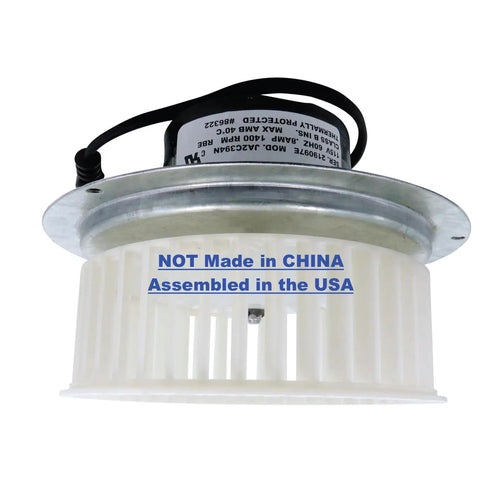Endurance Pro Plug And Play Motor Assembly Replacement For QT100 And QT110 Series Fans with blower wheel and bracket
