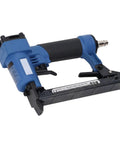 Kick Ass Heavy Duty Air Brad Nailer For Smooth Pneumatic Stapling With 22 Gauge Nails 4 To 16mm Range close-up side view