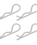 4 Pieces R Clips Hitch Pins Set In Stainless Steel For Trailers And Tow Bars Galvanized Cotter Pins Spring Clips