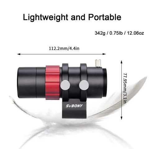 Mini Guide Scope 30mm F4 Finder For Auto Guiding Cameras Like SV305C Pro, Works With ZWO QHY Orion, lightweight design