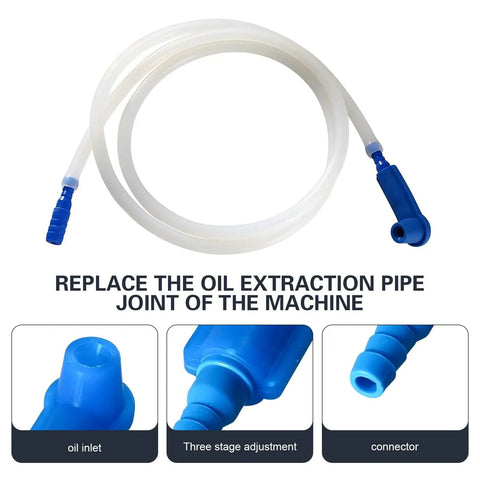 Flexible Brake Fluid Bleeder Hose With Adapter For Cars And Motorcycles Ultra Soft TPR Tube Easy Fluid Extraction Tool Universal Replacement Line