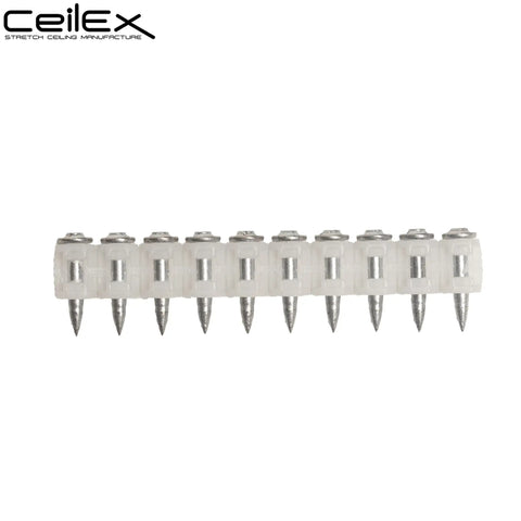 1000x Collated Concrete Nails Three Quarters Inch 19mm For GX3 GX100 GX120 Cordless Nailer Heavy Duty 10 Nails Per Strip