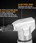 Air Nibbler Pneumatic Metal Cutter 3600 RPM For 0.5-1.2 mm Iron And Aluminum, alloy steel head, pin-type cutting head close-up