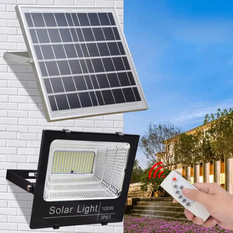 JUDYSSY Creative Ip67 Waterproof 108 LEDs 60W Solar Security Lights 15000Mah & 3 Modes Solar Street Flood Light with Remote.